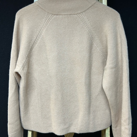 Eli Tahari Cashmere Zipup Sweater - Picture 2 of 8